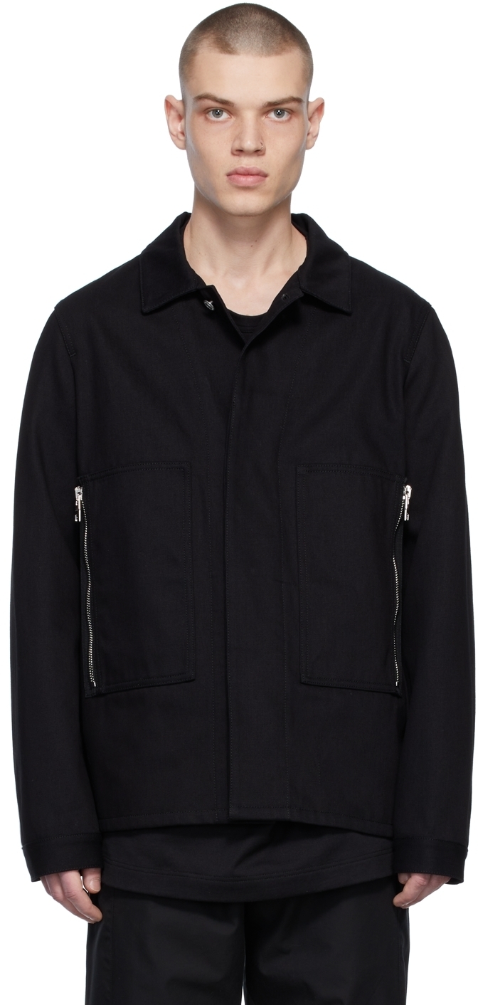 Alexander McQueen Black Zip Pocket 