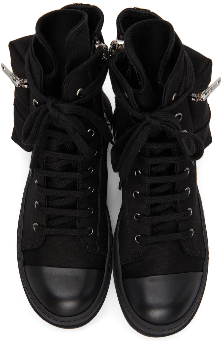 Rick Owens Pink Calfskin High Sneaker - ProTrending