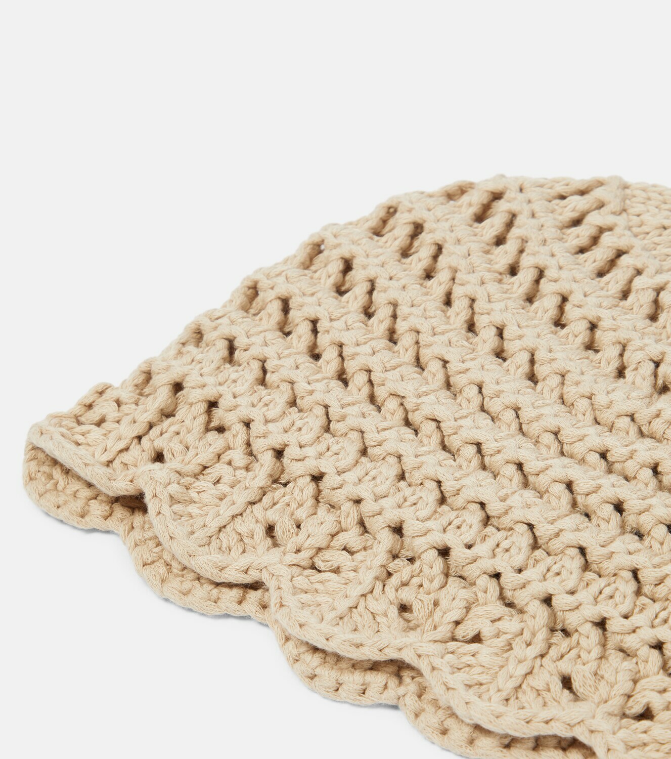 Loro Piana - Crochet cotton beanie Loro Piana