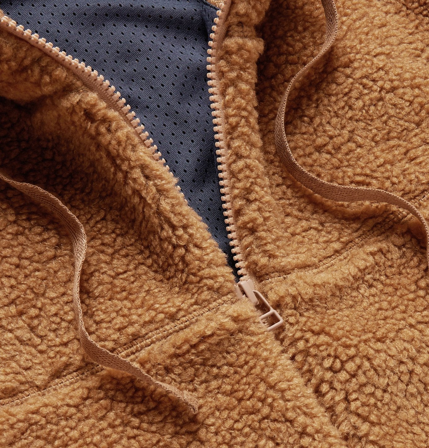 A P C Rohan Fleece Zip Up Hoodie Neutrals A P C