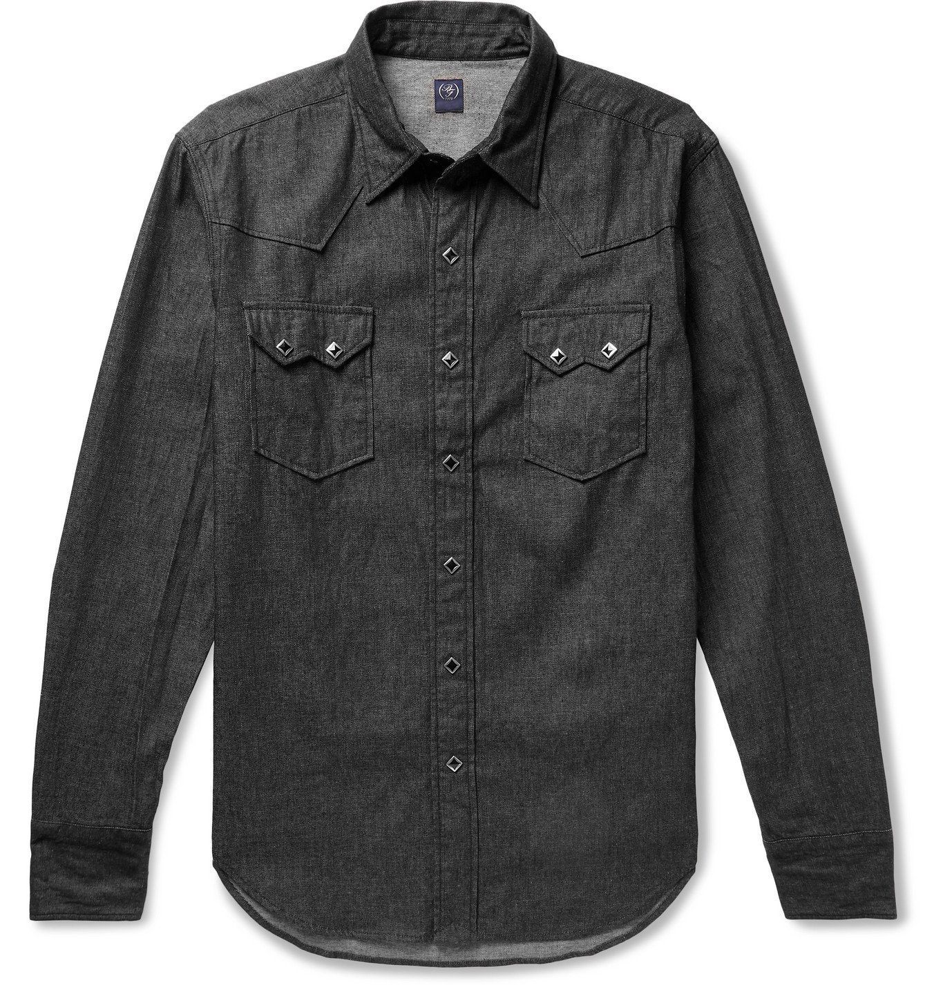 Beams F - Denim Western Shirt - Black Beams F