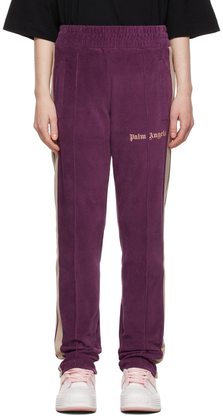 Palm Angels Purple Corduroy Fleece 