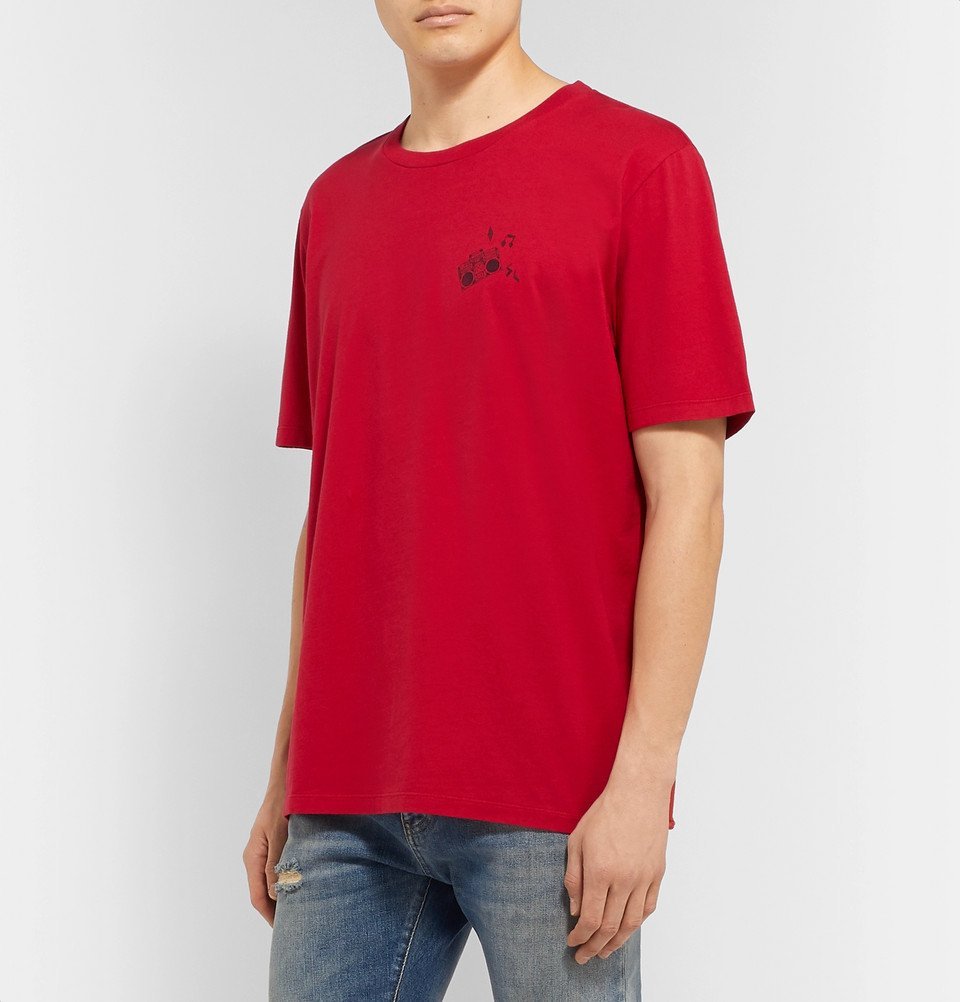 ysl red t shirt