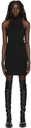 J6 Black Backless Mini Dress