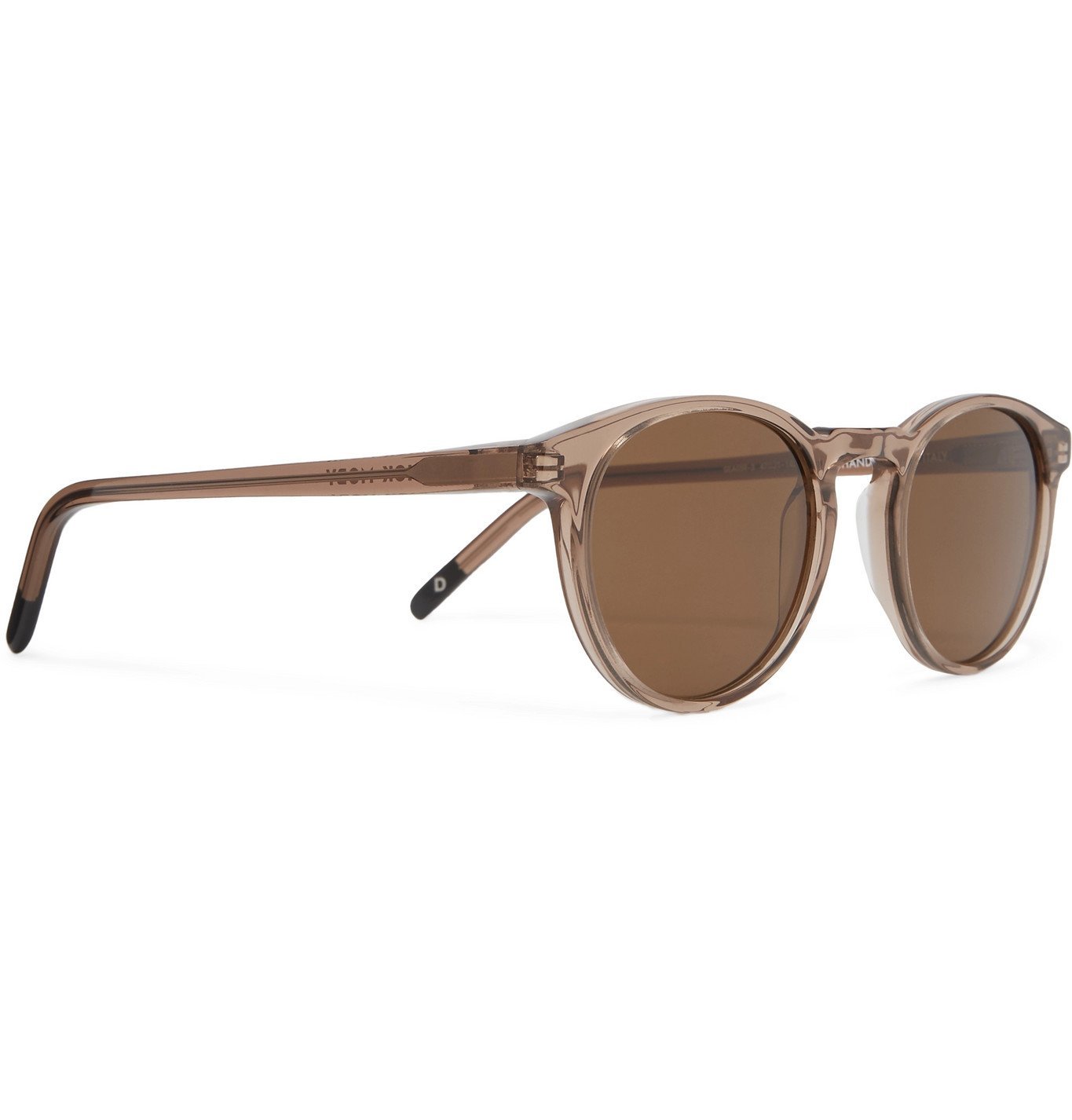 Dick Moby - Seattle Round-Frame Acetate Sunglasses - Brown Dick Moby