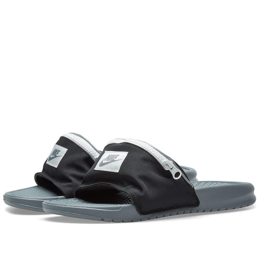 nike sandals with fanny pack