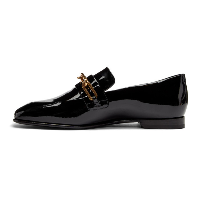 Burberry Black Chillcot Patent Loafer Burberry