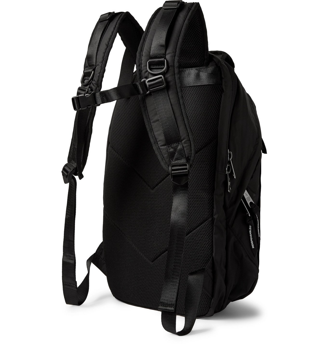 Indispensable - Webbing-Trimmed Econyl Backpack - Black Indispensable