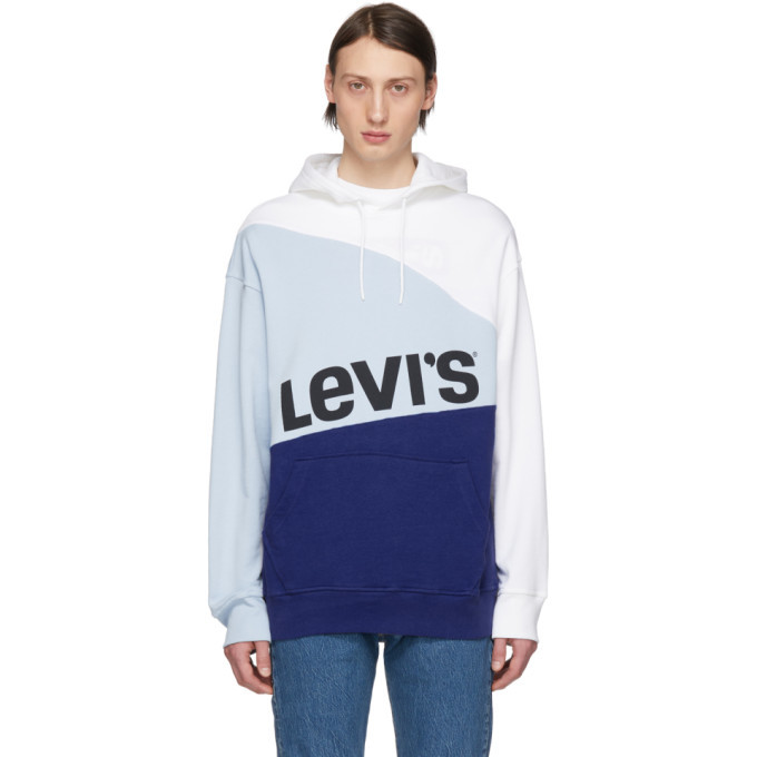 levis hoodie blue