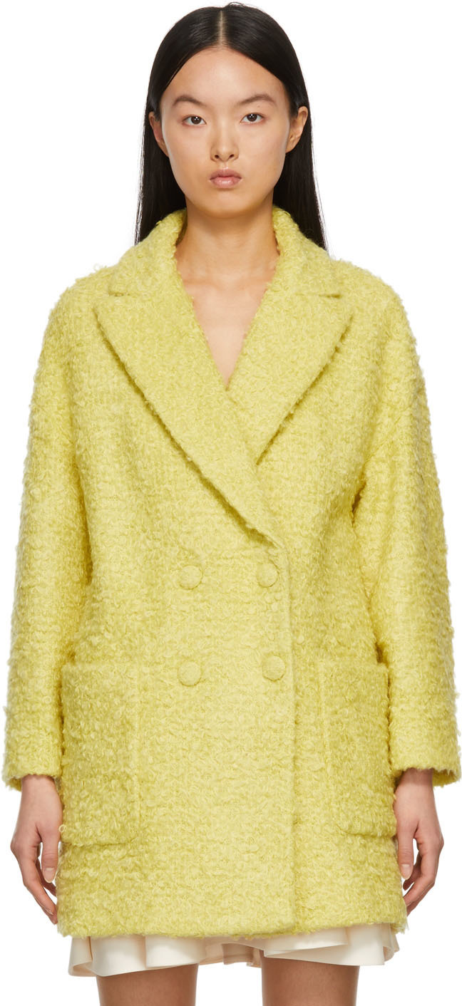 RED Valentino Yellow Pressed Bouclé 