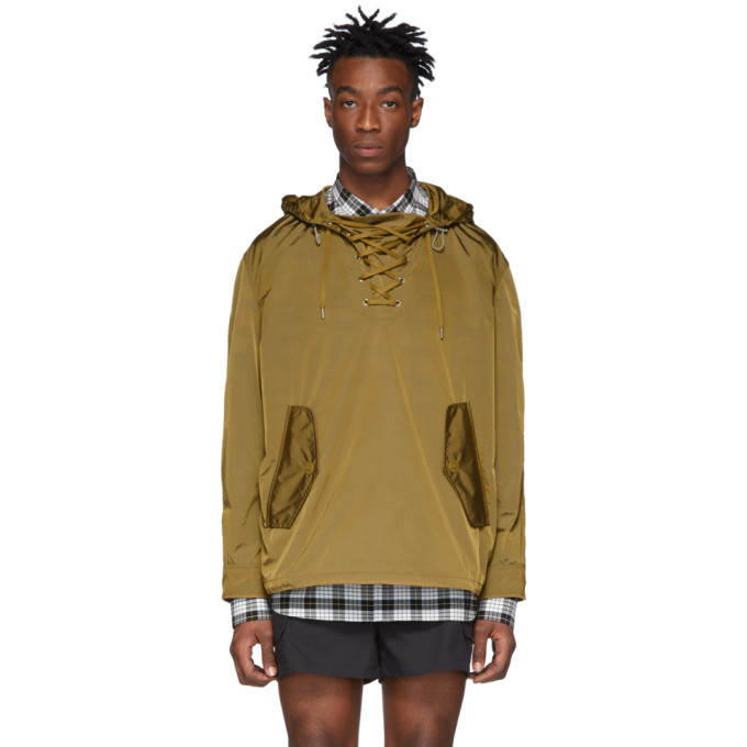 Short Lace Up Anorak Jacket Neil Barrett