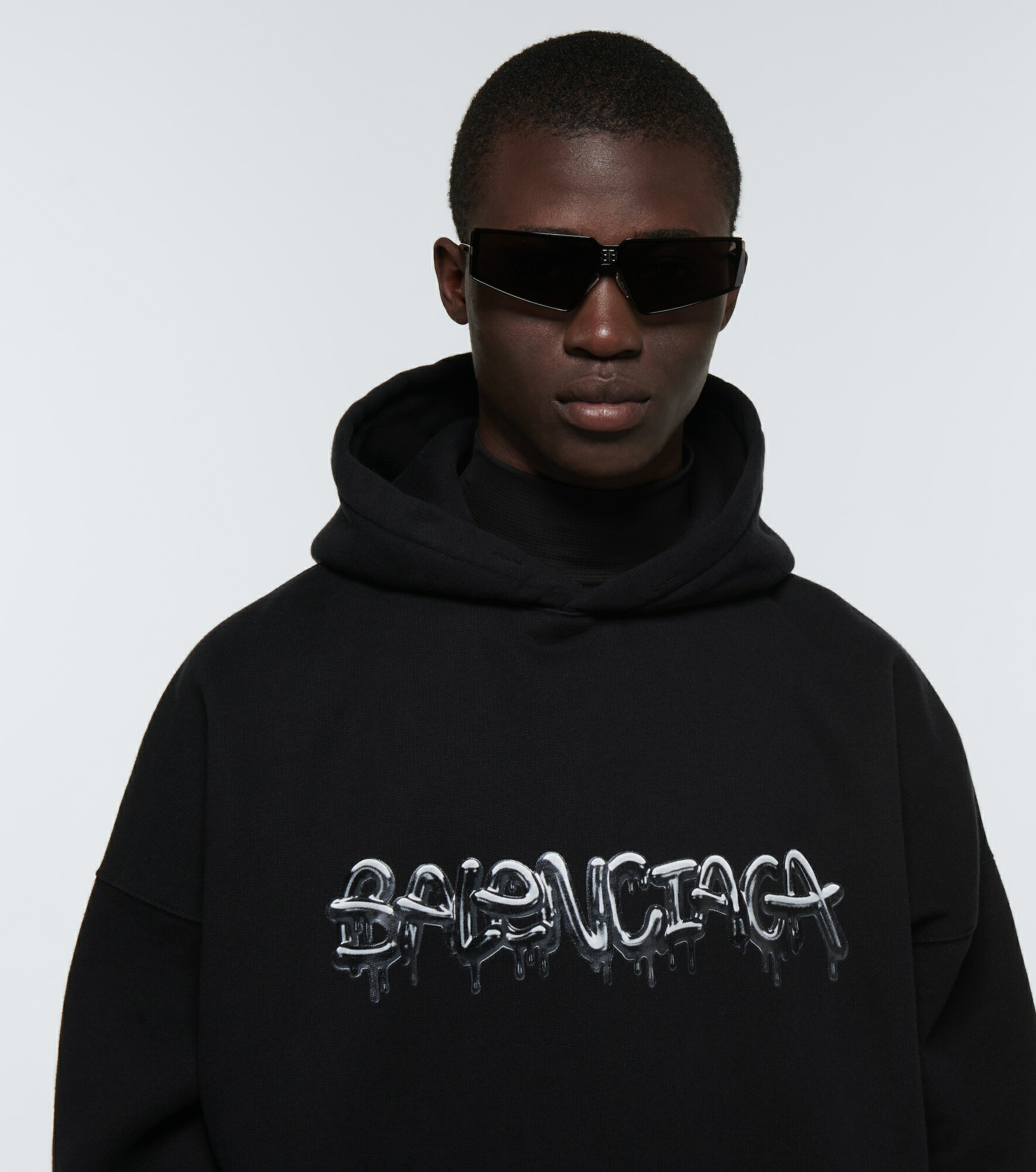 balenciaga shield sunglasses