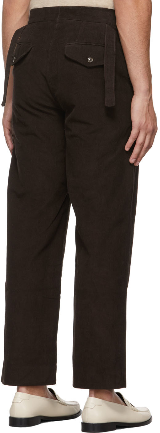 Bode Brown Lookout Corduroy Trousers Bode