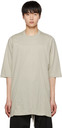 Rick Owens Beige Grid T-Shirt