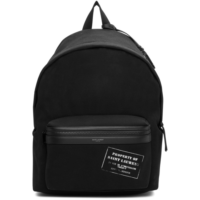 saint laurent black backpack