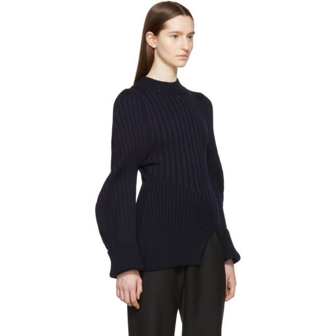 Jacquemus Navy La Maille Pablo Turtleneck Sweater Jacquemus