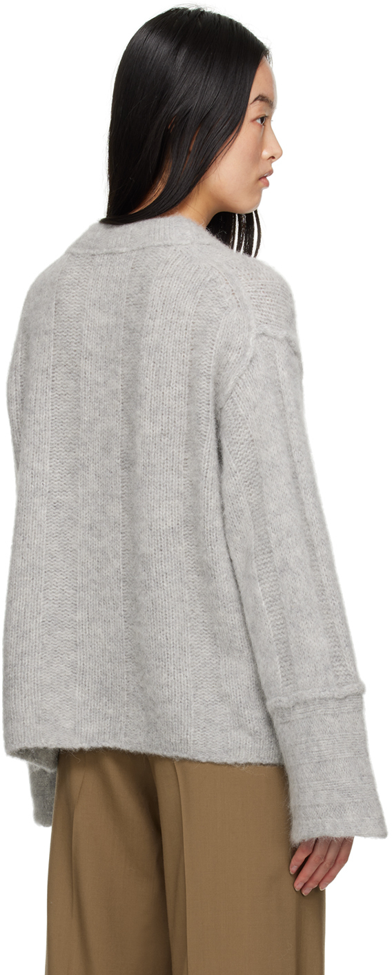 House of Dagmar Gray Crewneck Sweater