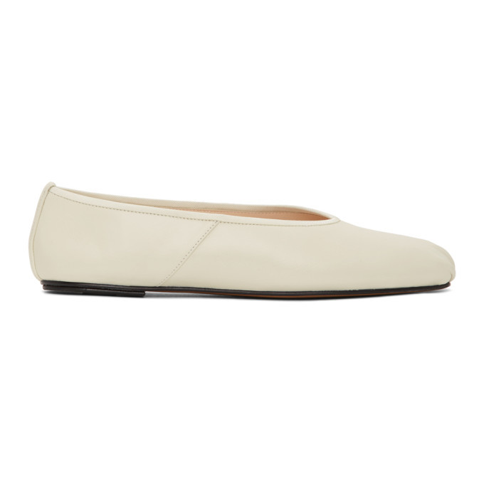 The Row Off-White Ballet Slippers The Row