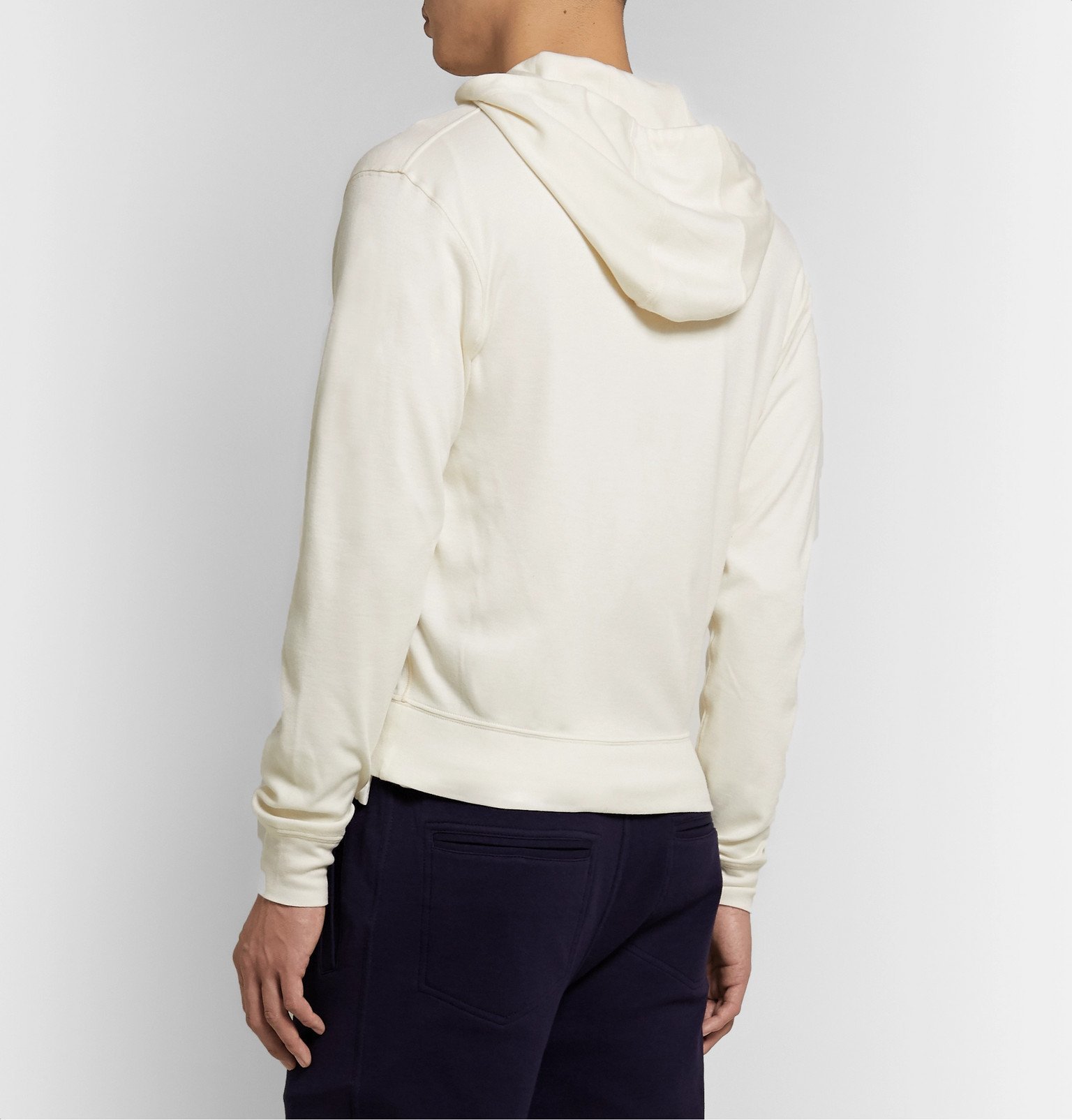 TOM FORD - Cashmere Zip-Up Hoodie - Neutrals TOM FORD