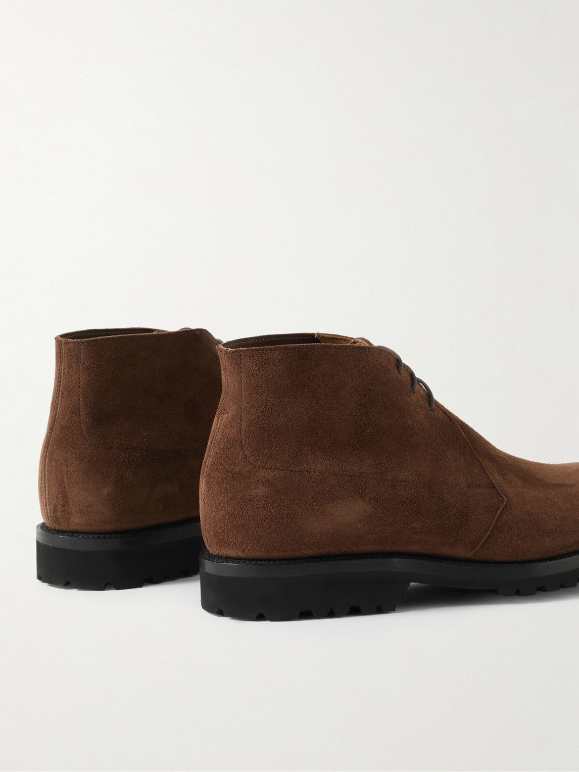 George Cleverley - Nathan Suede Chukka Boots - Brown George Cleverley