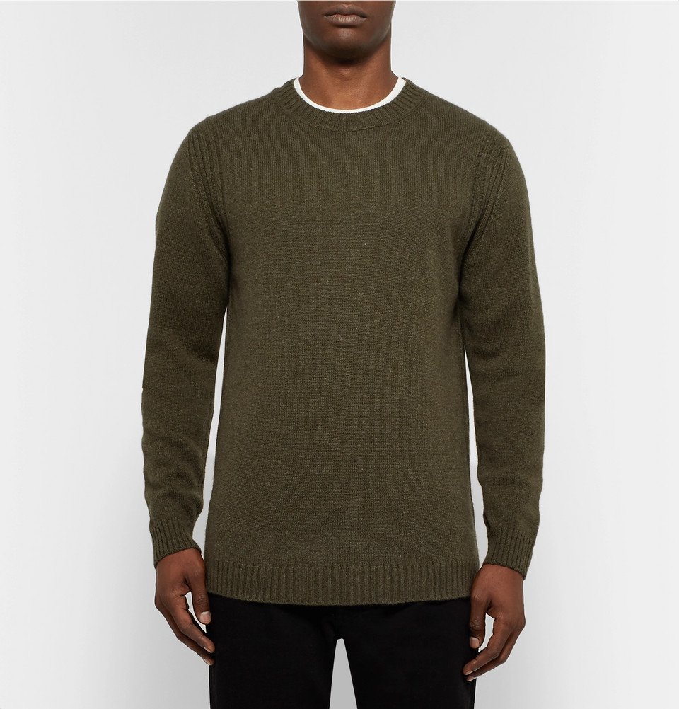 Dunhill - Cashmere and Yak-Blend Sweater - Men - Green Dunhill