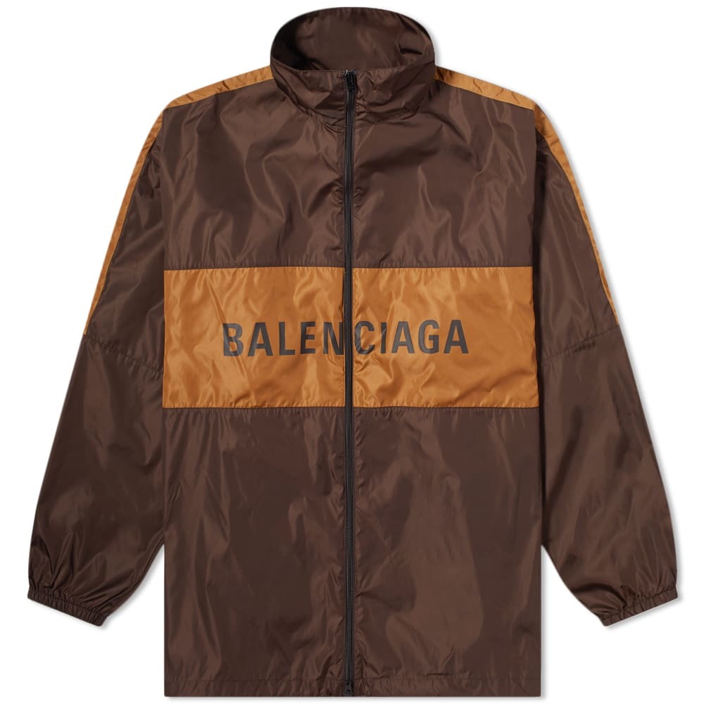 balenciaga jacket brown