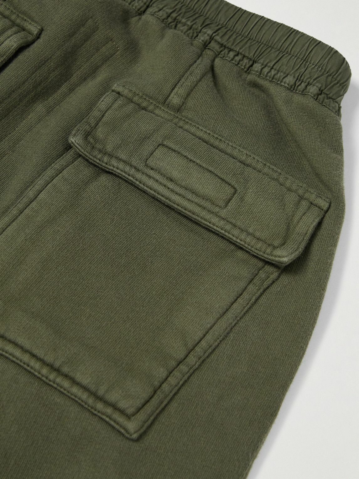 Rick Owens Kids - Prisoner Tapered Cotton-Jersey Drawstring Sweatpants - Green