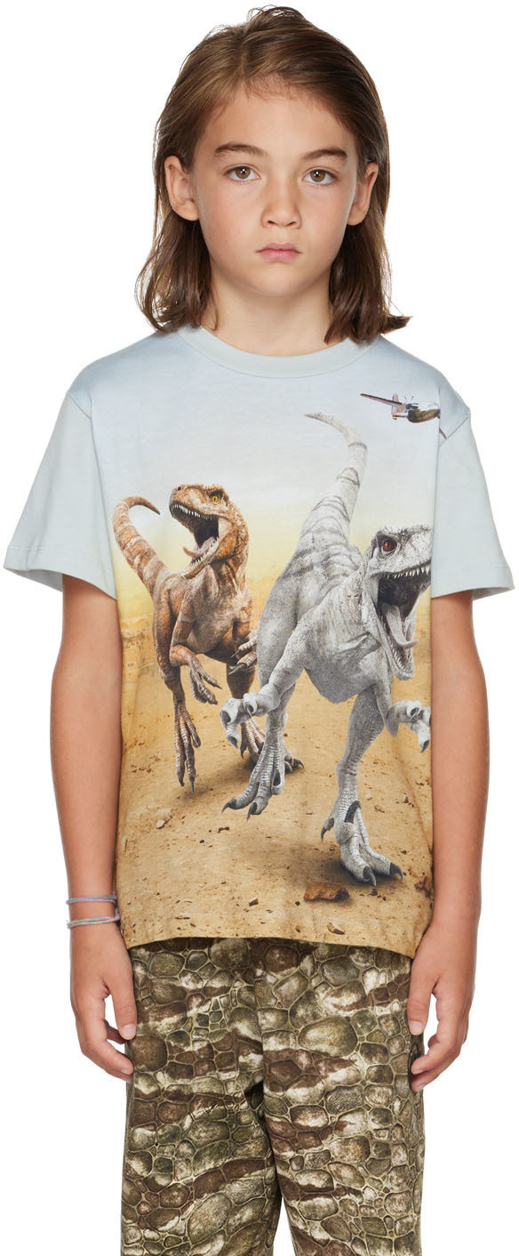 Photo: Molo Kids Blue Jurassic World Edition Roxo T-Shirt