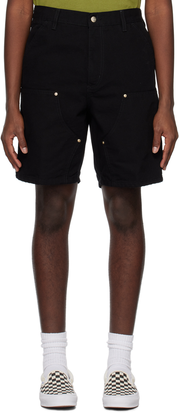 Carhartt Work In Progress Black Double Knee Shorts Carhartt WIP