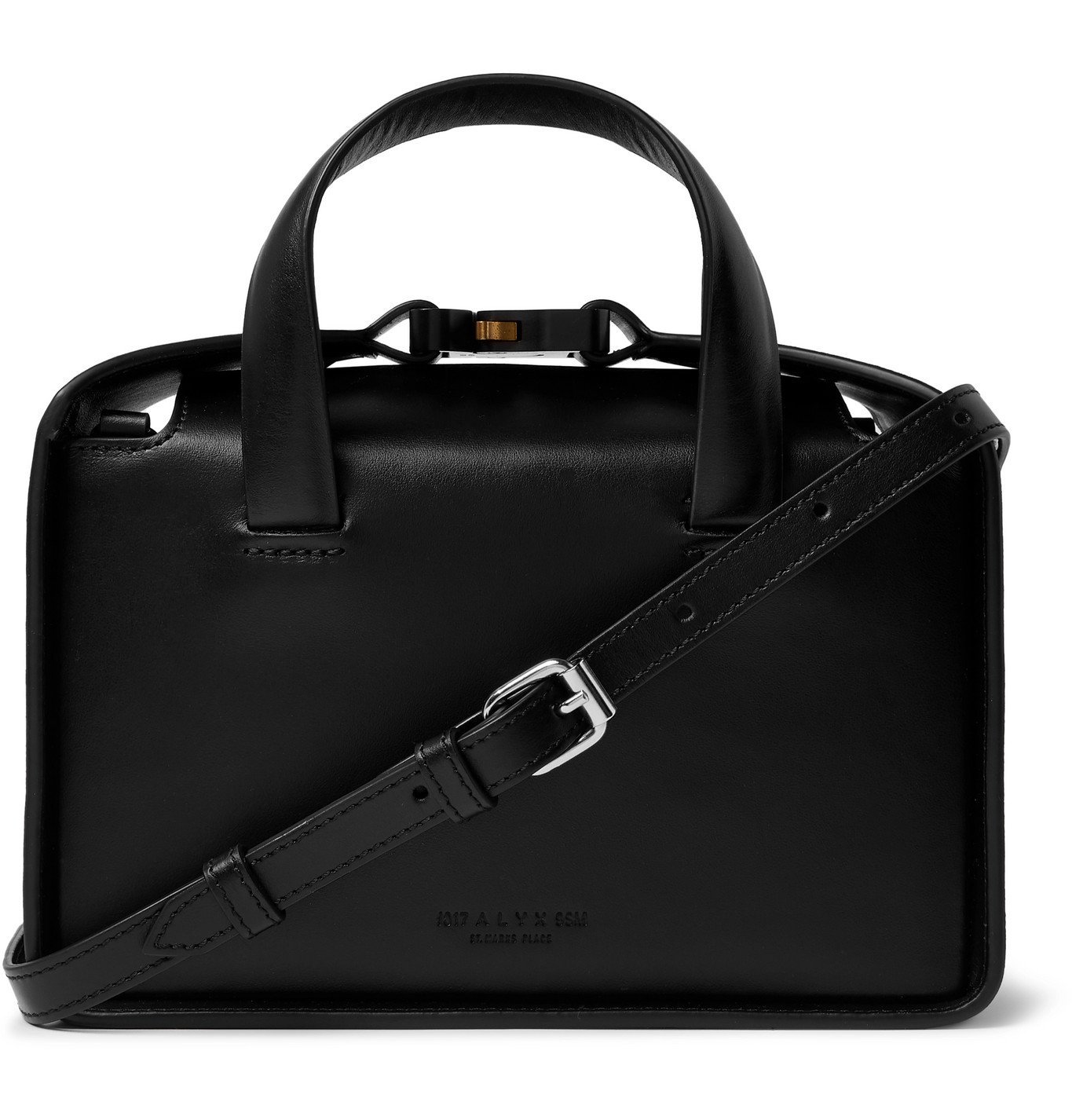 1017 ALYX 9SM - Leather Messenger Bag - Black 1017 ALYX 9SM