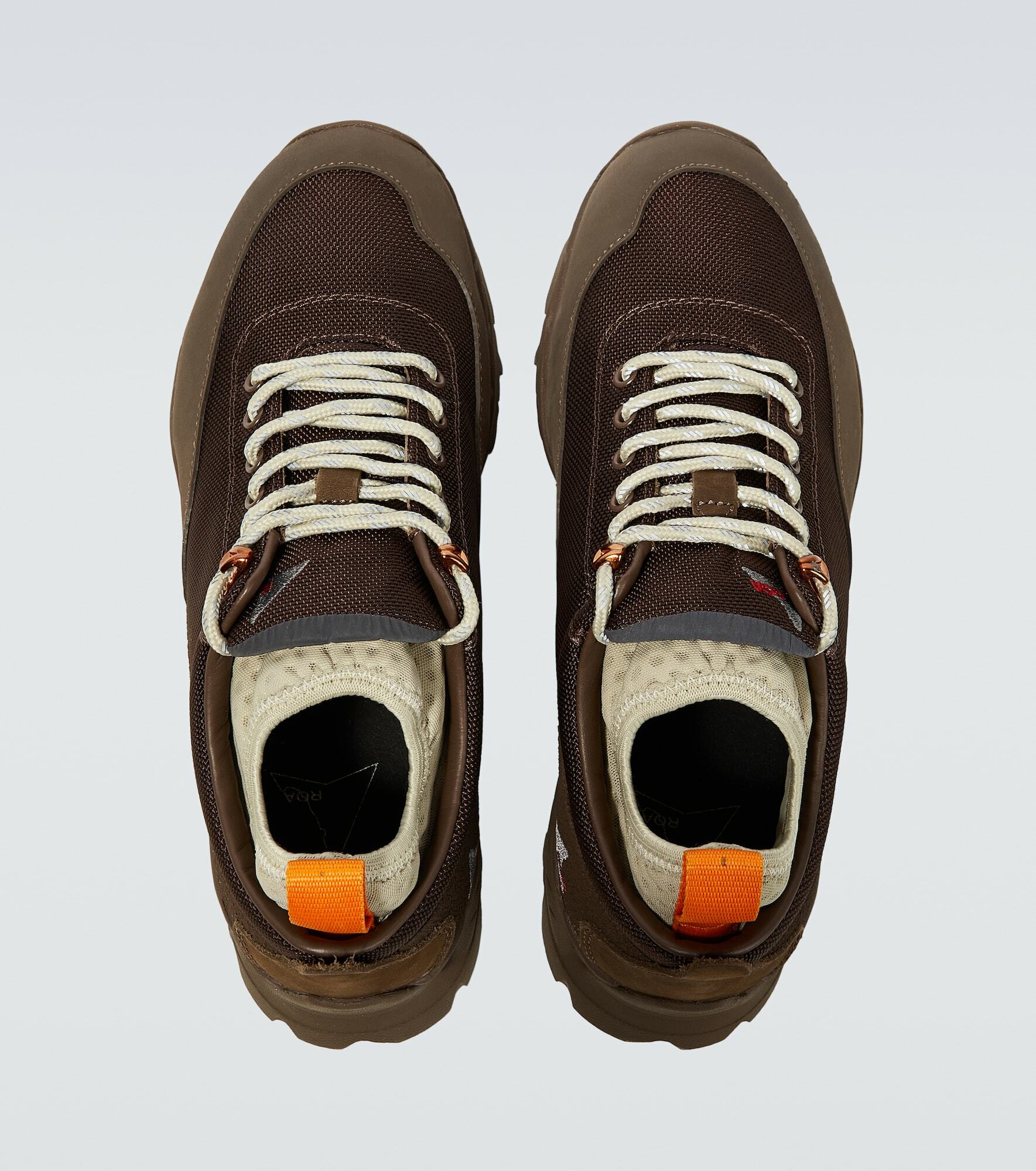 ROA - Neal leather-trimmed sneakers ROA