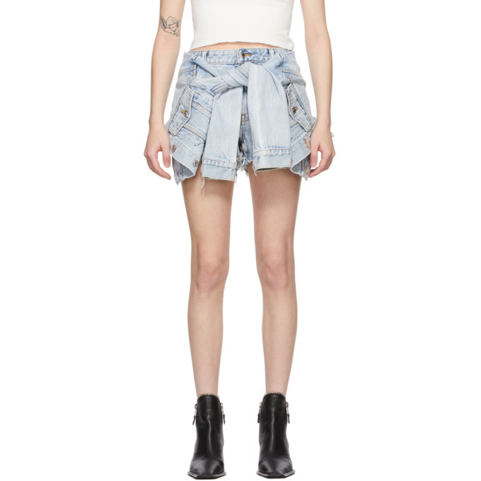 alexander wang tie shorts