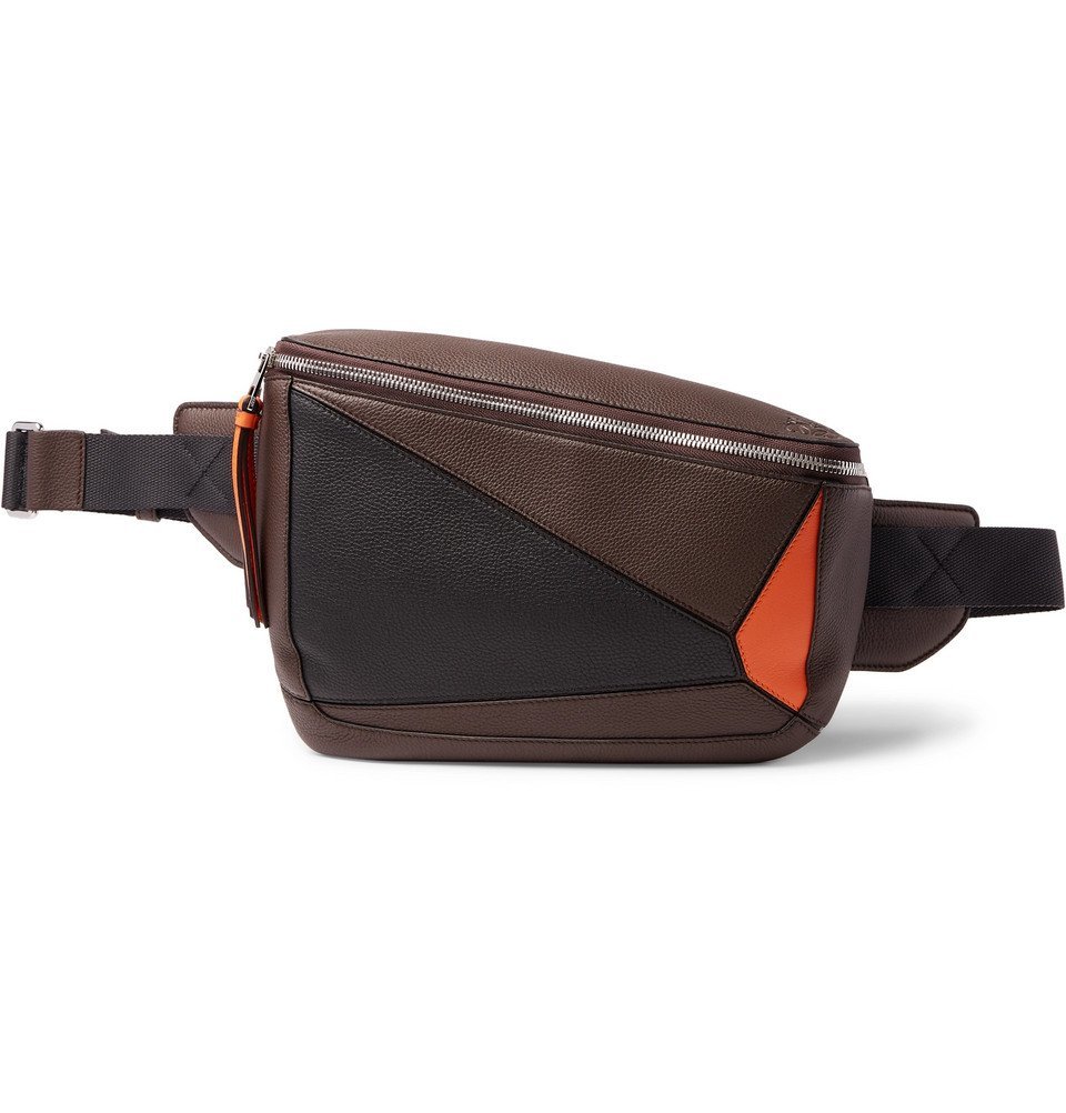 Full-Grain Leather Belt Bag - Brown Loewe