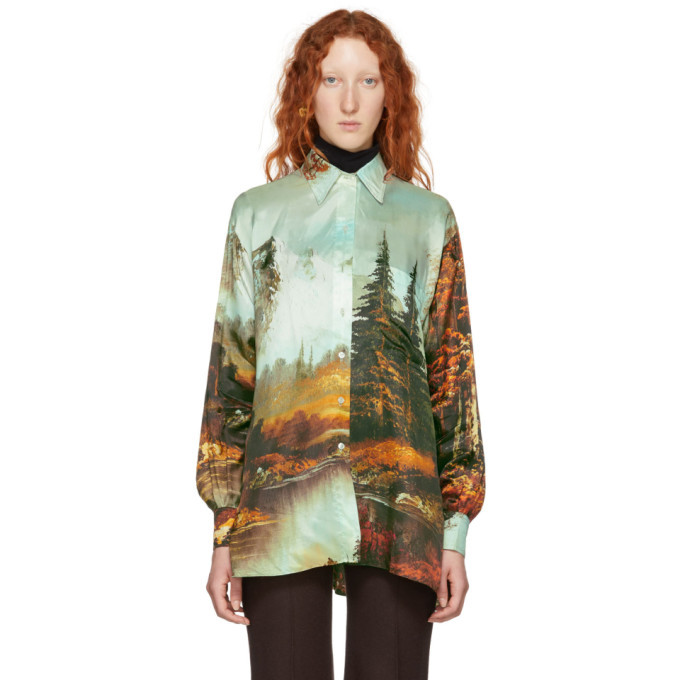 Kwaidan Editions Multicolor Landscape Shirt Kwaidan Editions