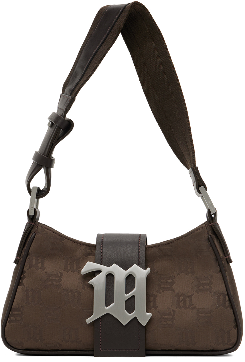 MISBHV Brown Small Monogram Shoulder Bag MISBHV