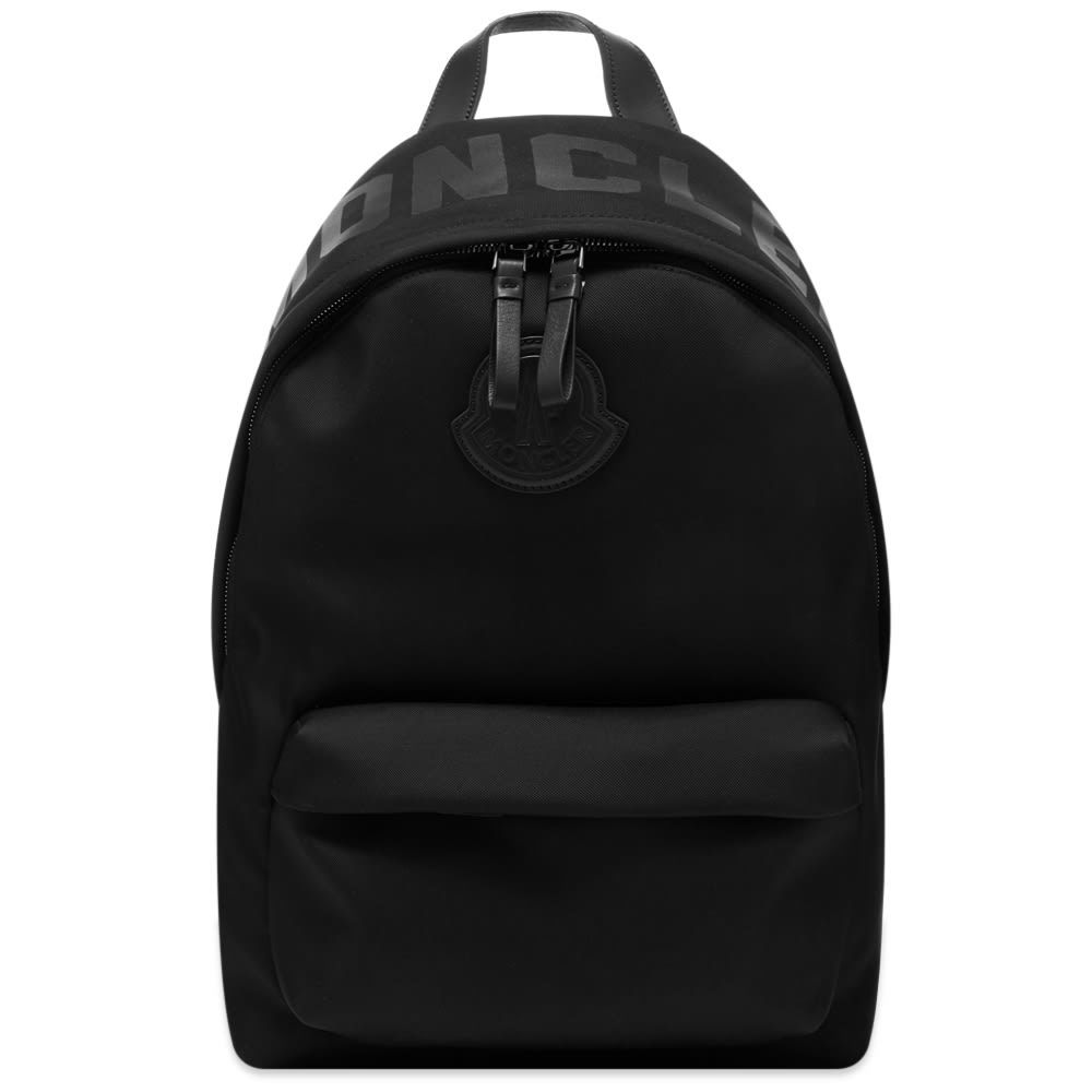 plain black backpack no logo