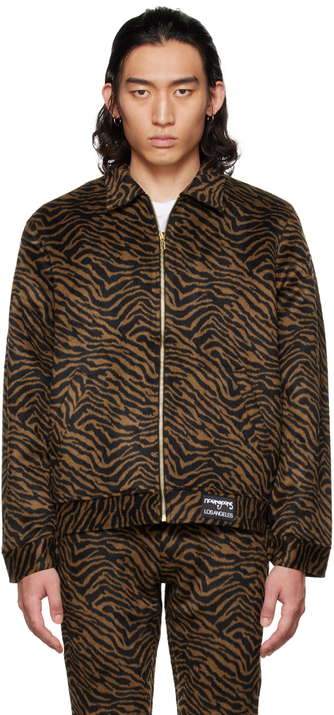 Noon Goons Black Faux-Leather Fly By Jacket Noon Goons