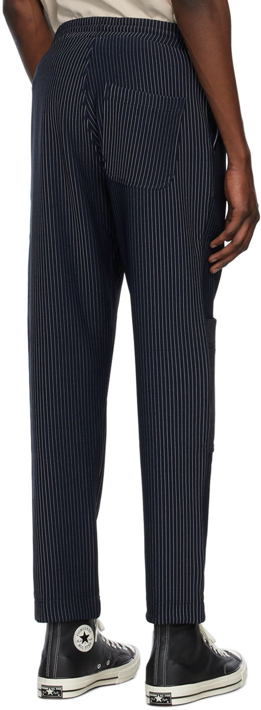 pinstripe track pants