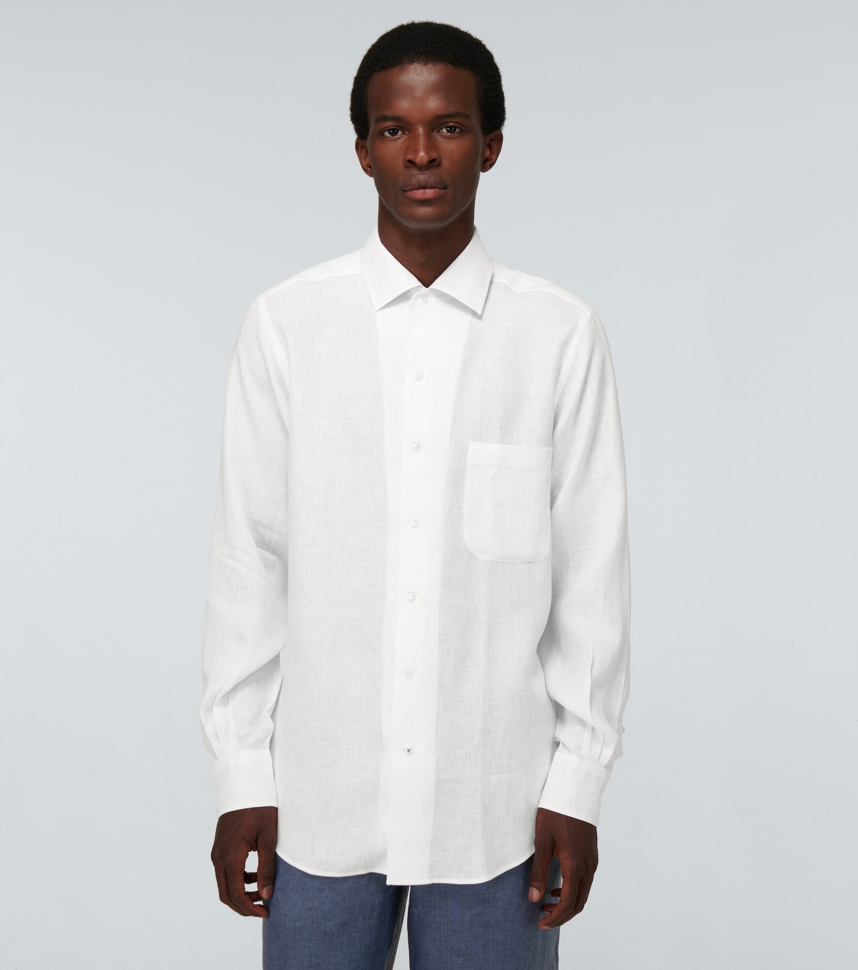 Loro Piana - André Arizona Solaire linen shirt Loro Piana