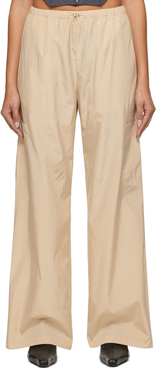 Photo: Reformation Beige Emberly Trousers