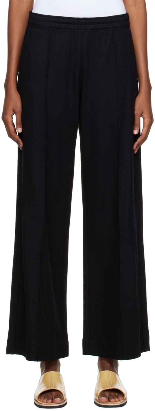 Vince Black Wide Leg Trousers Vince