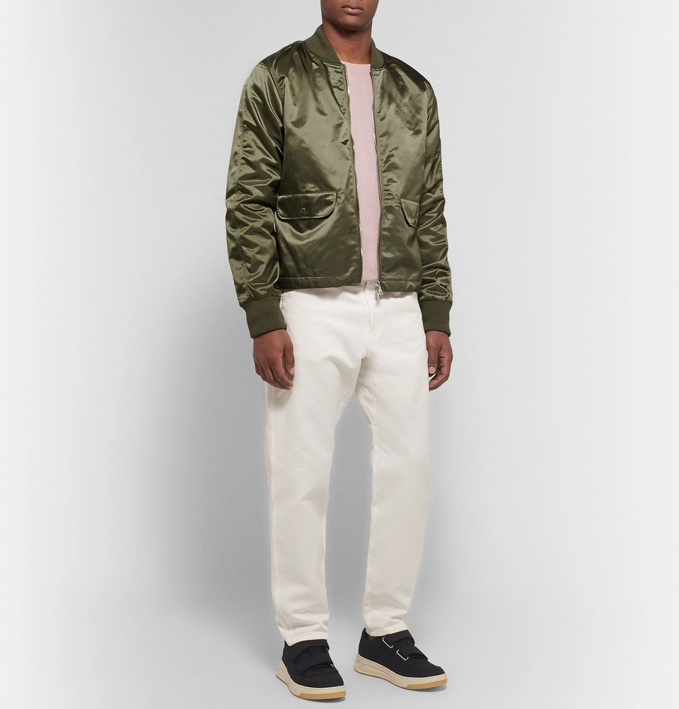 Officine Generale - Satin Bomber Jacket 