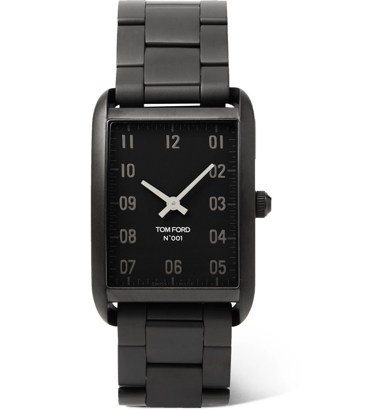 Tom Ford Timepieces - 001 DLC-Coated Stainless Steel Watch - Black Tom Ford  Timepieces