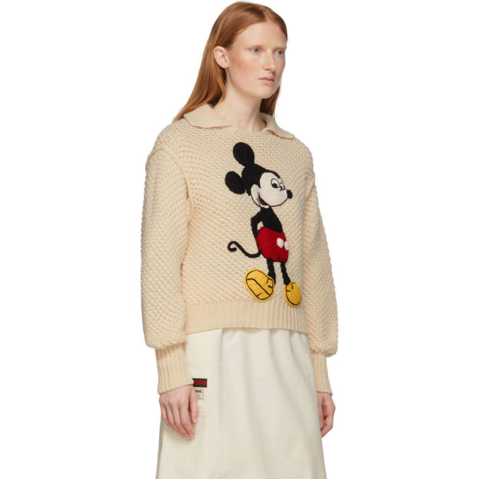 Gucci Off-White Disney Edition Wool Mickey Mouse Sweater Gucci