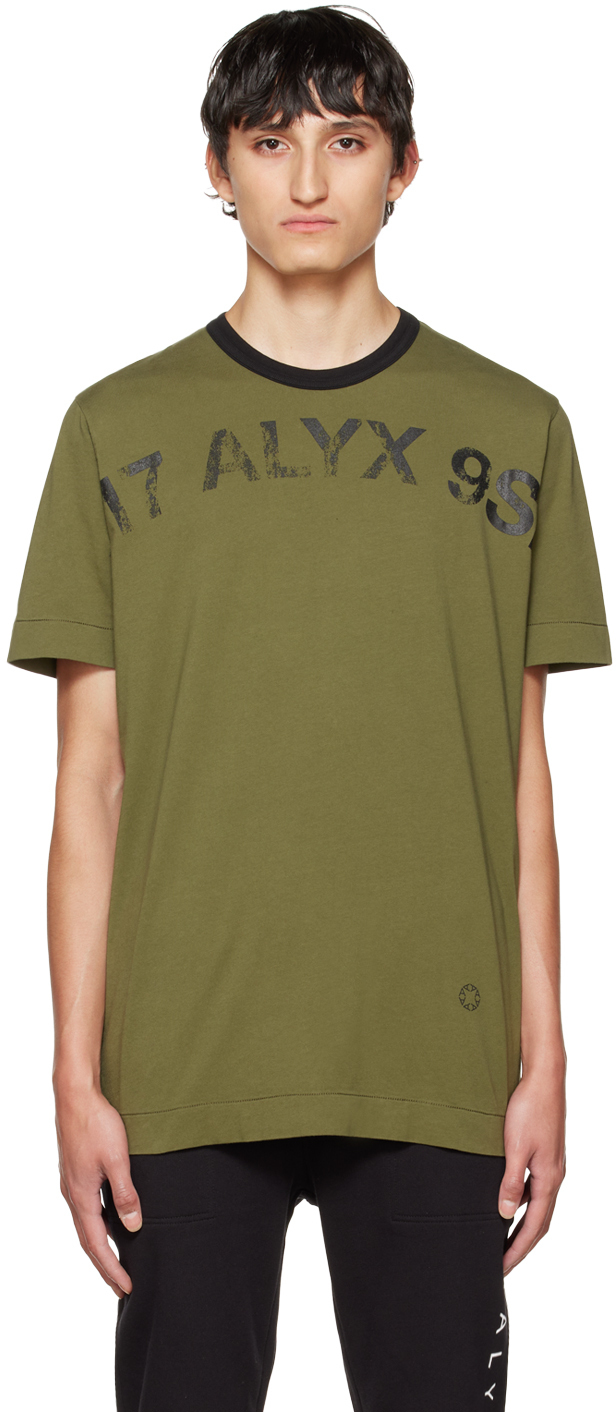 Photo: 1017 ALYX 9SM Green Graphic T-Shirt