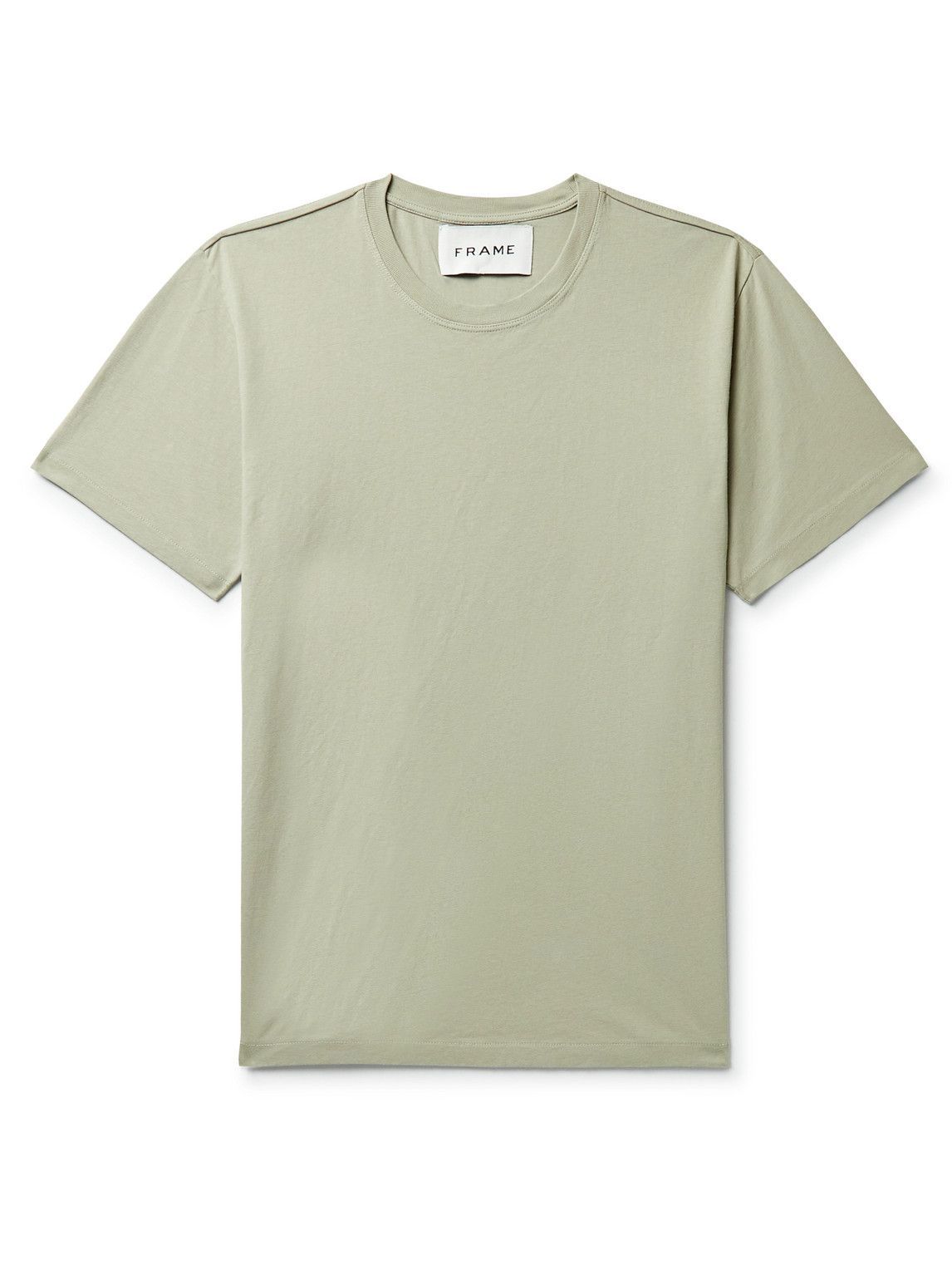 FRAME - Cotton-Jersey T-Shirt - Green Frame Denim