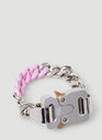 Two-Tone Signature Buckle Bracelet in Silver