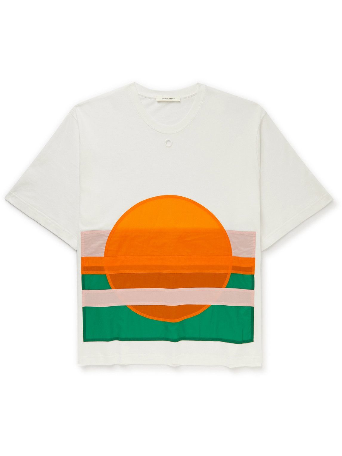 Ripstop-Panelled Cotton-Jersey T-Shirt 