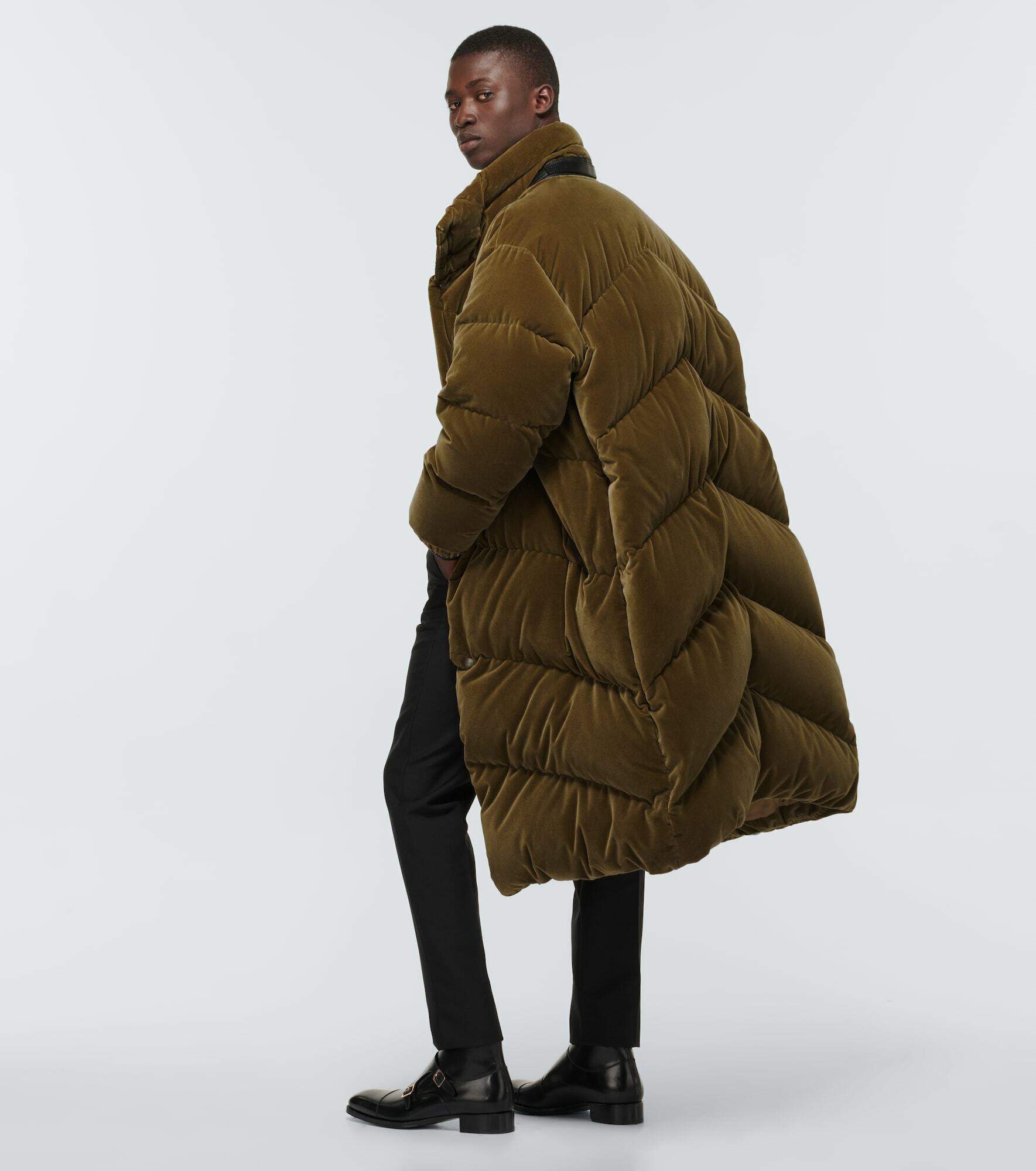 Tom Ford Python Puffer Tom Ford - Velvet puffer coat TOM FORD