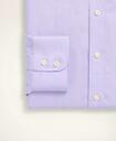 Brooks Brothers Men's Madison Relaxed-Fit Dress Shirt, Non-Iron Ultrafine Twill Ainsley Collar Ground Stripe | Violet